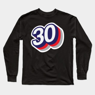 30 Long Sleeve T-Shirt